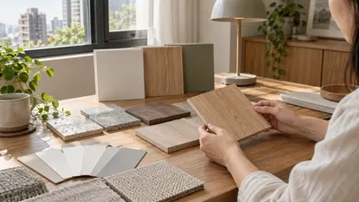 裝潢建材樣品怎麼比？同一盞燈、不同時間的觀察方法