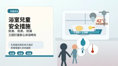 浴室兒童安全措施：防滑、防燙、防溺，三招打造安心沐浴時光