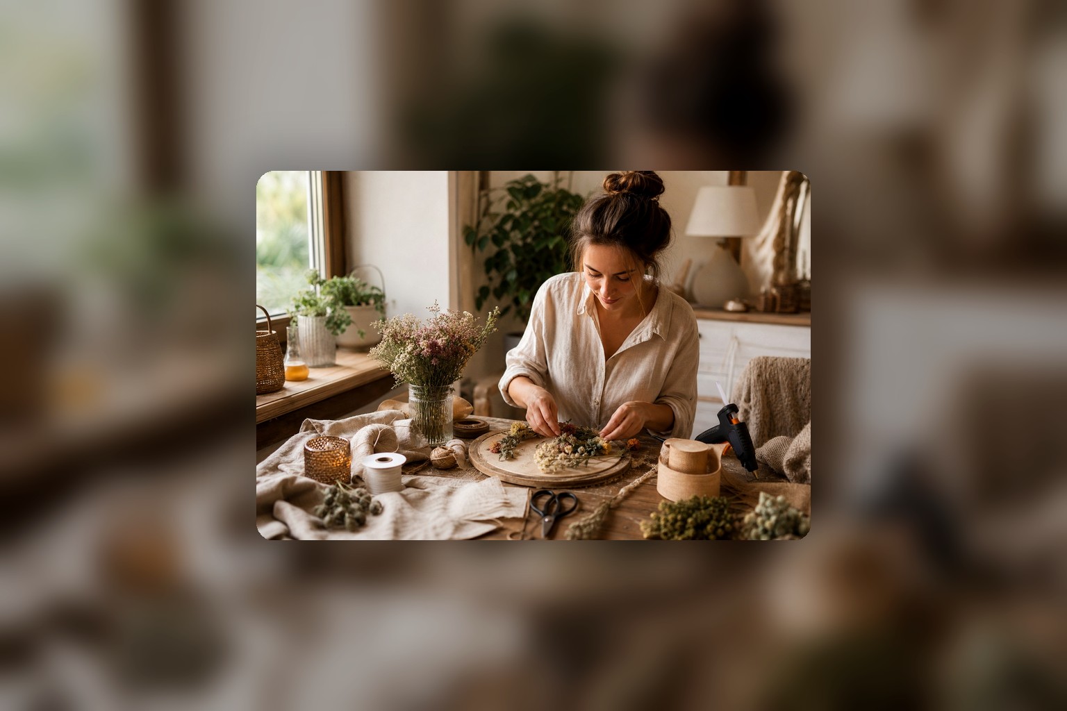 手作居家佈置DIY：簡單材料做出獨一無二的裝飾